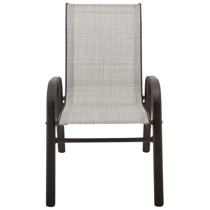 St. Croix Grey Sling Stack Kids Chair