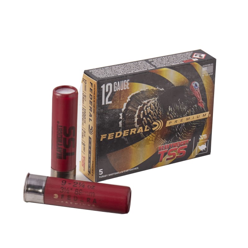 12 Gauge Premium Heavyweight TSS Turkey 3-1/2'' 9 Shot Shotshells