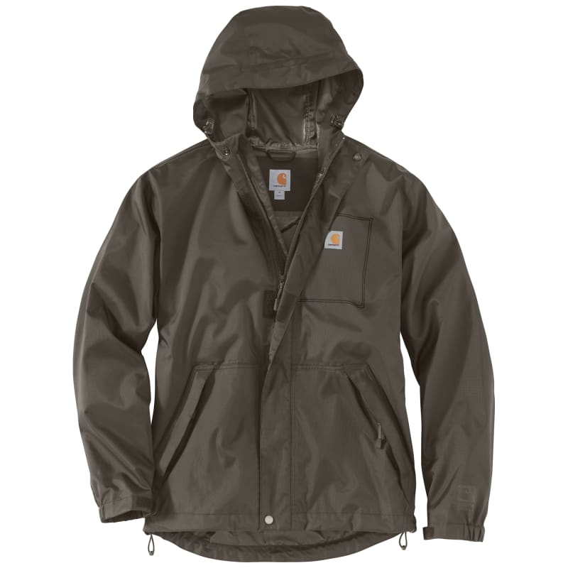 Men's Dry Harbor Tarmac Lightweight Hooded Full Zip Rain Jacket by