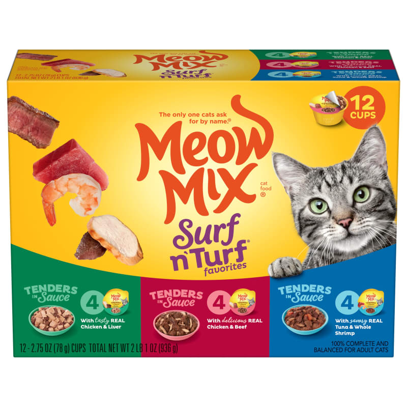 Meow mix grain free wet hotsell cat food