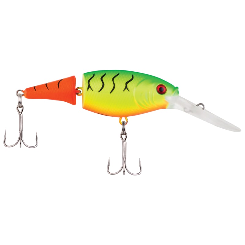 Flicker Shad Fire Tail MF Hot Fire Tiger Jointed Crankbait by