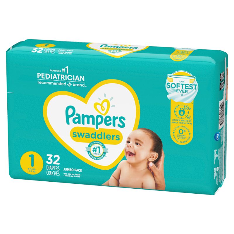 Pampers Swaddlers Diapers Size 1 -198 ct 