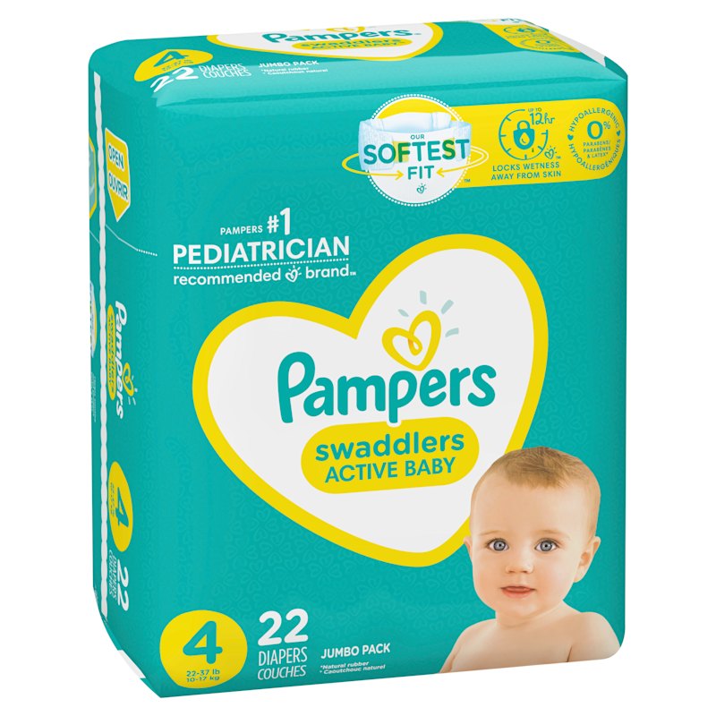 Pampers Swaddlers Diapers, Jumbo Pack 