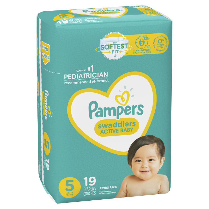 Pampers Pure Protection Size 5 Diapers, 88 ct - City Market