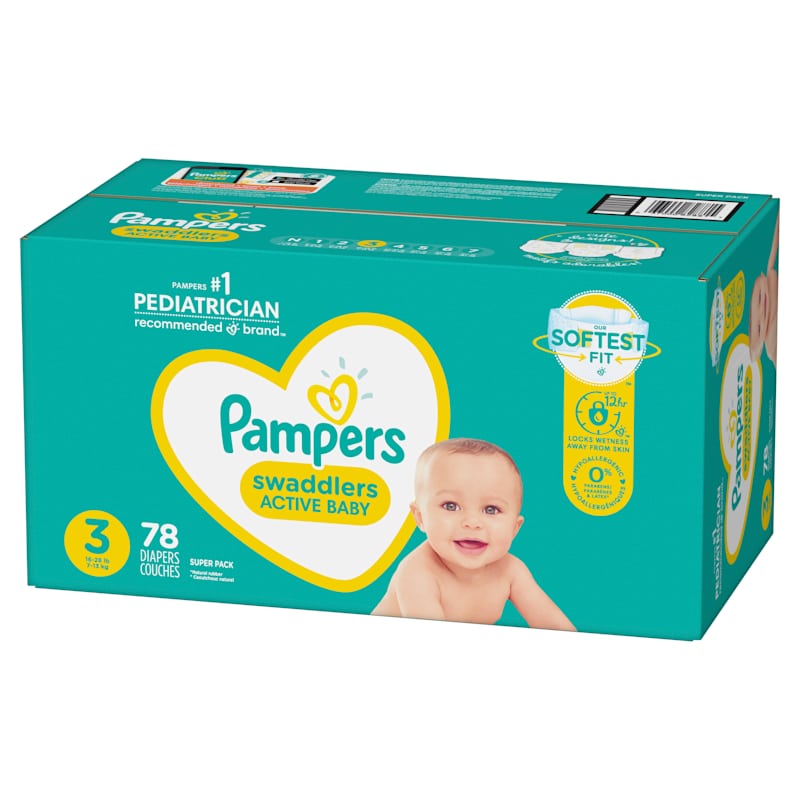 Swaddlers Size 3 Diapers by Pampers at Fleet Farm