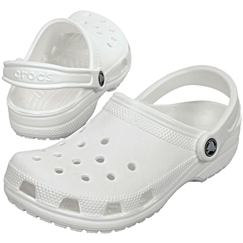 let Hovedsagelig Terapi Ladies' Classic White Clogs by Crocs at Fleet Farm