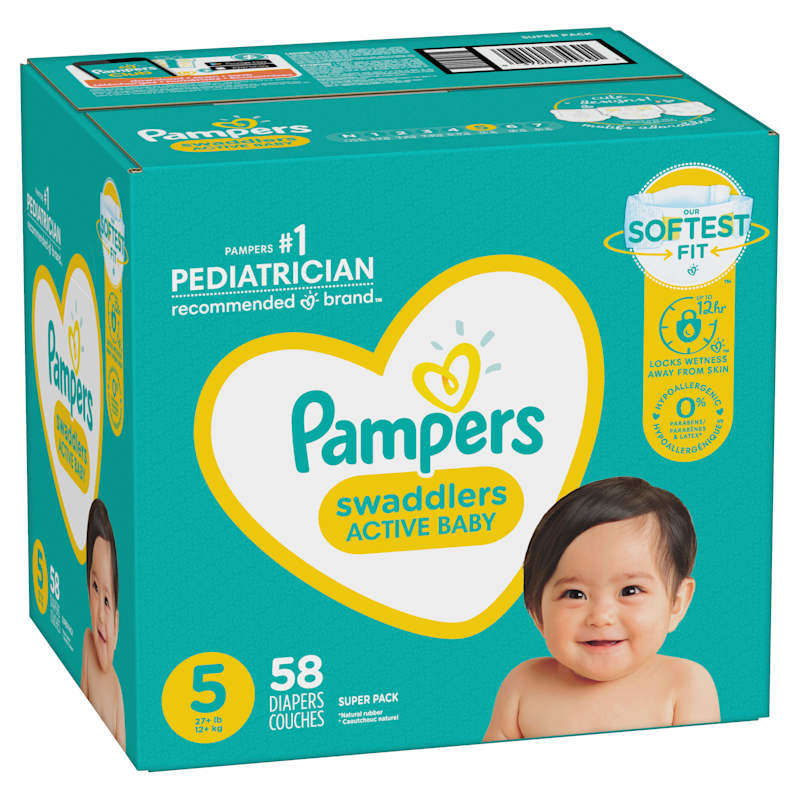 Size 5 pampers swaddlers sales