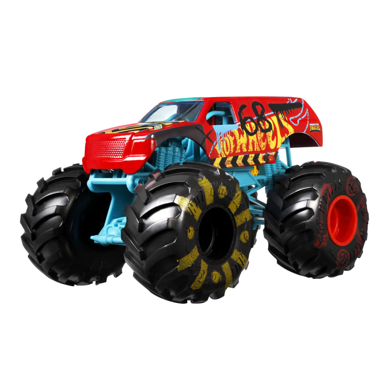 Hot Wheels Monster Trucks 1:24 Scale Vehicles, Collectible Die-Cast Toy  Trucks