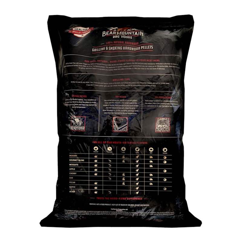 Premium BBQ Woods 20 lb Natural Hardwood Hickory Pellets by Bear Mountain at Fleet Farm