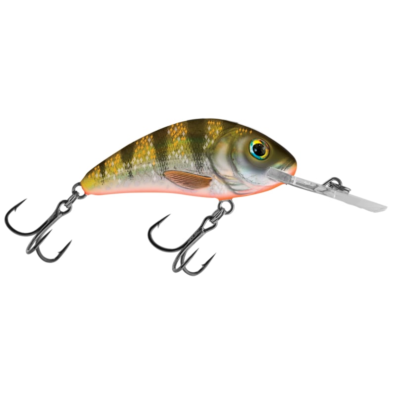 Rattlin' Hornet Floating Yellow Holographic Perch Crankbait by
