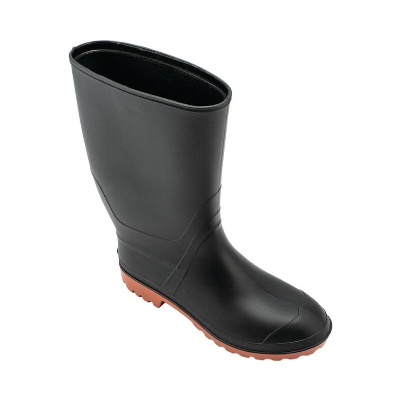 Men s Black Red Synthetic Rubber Boots by Weather Chore at