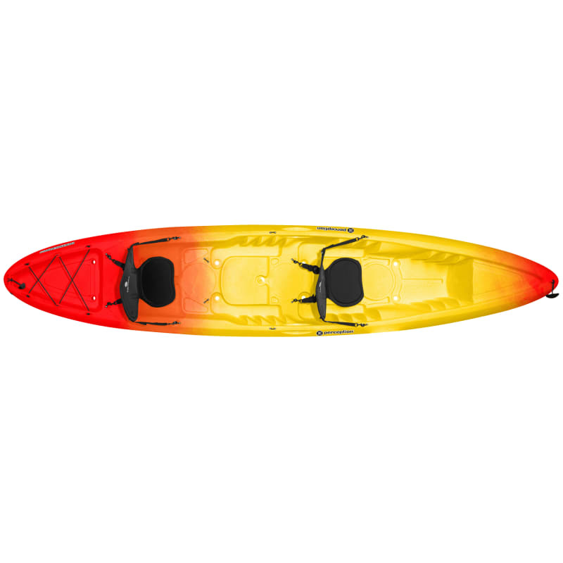 Rambler 13.5 ft Sunset Yellow Tandem Kayak by Perception at Fleet Farm