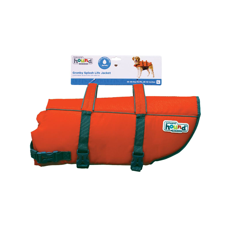 Outward Hound Dog Life Jacket Xs Orange