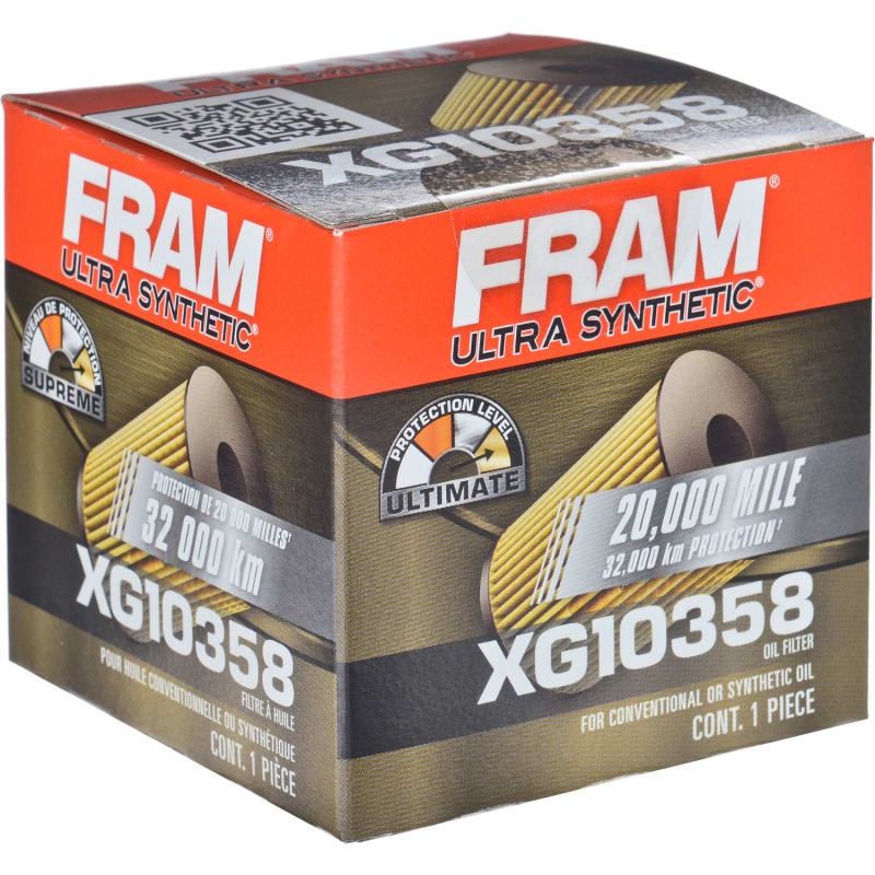 FRAM Ultra Synthetic® Oil Filter, 20,000 Miles of Protection