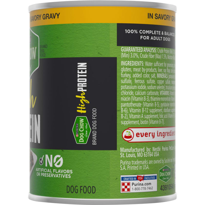 Purina dog chow high protein wet dog food cheap