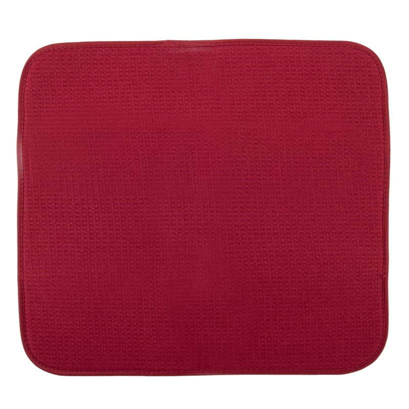 Schroeder & Tremayne Red Dish Drying Mat