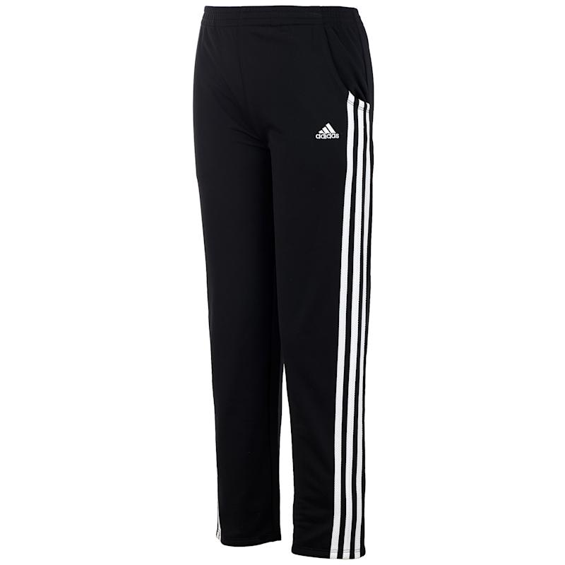 Adidas poly outlet track pants