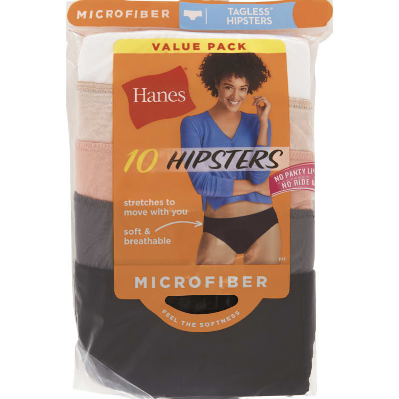 2-Pack Hanes Womens Hipster - Hipster - Briefs - Underwear