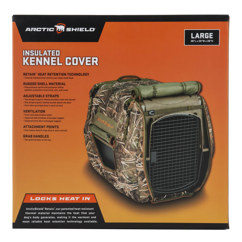 Muddy Water Camo Insulated Kennel Cover w Retain Heat Retention