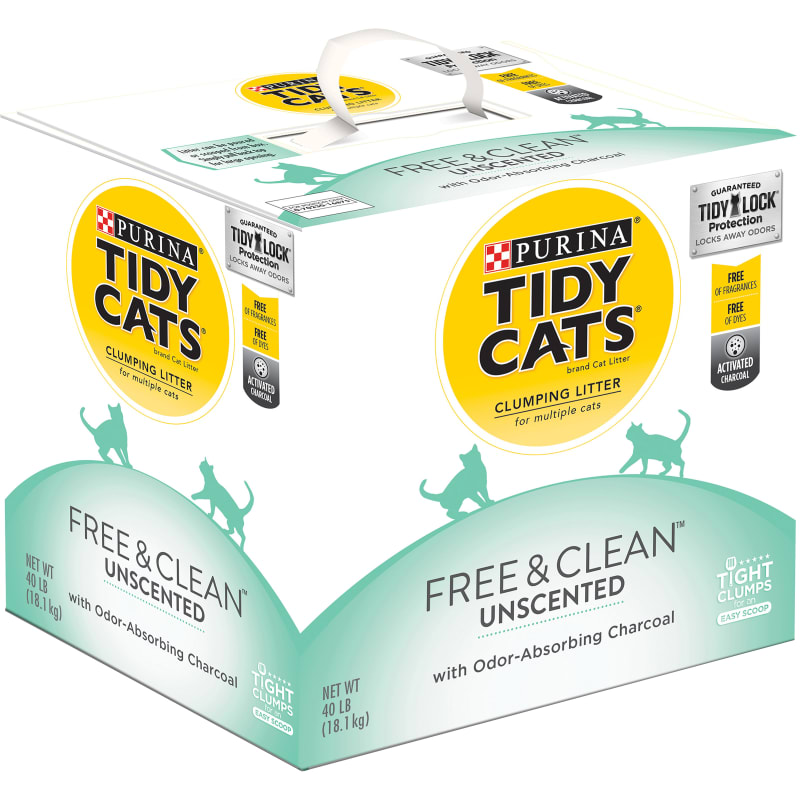 Free and clean tidy cat litter on sale