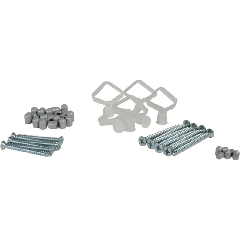 Rubbermaid FastTrack Satin Nickel Hardware Kit by Rubbermaid at Fleet Farm