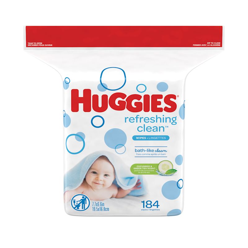 Huggies refreshing clean wipes refill sales