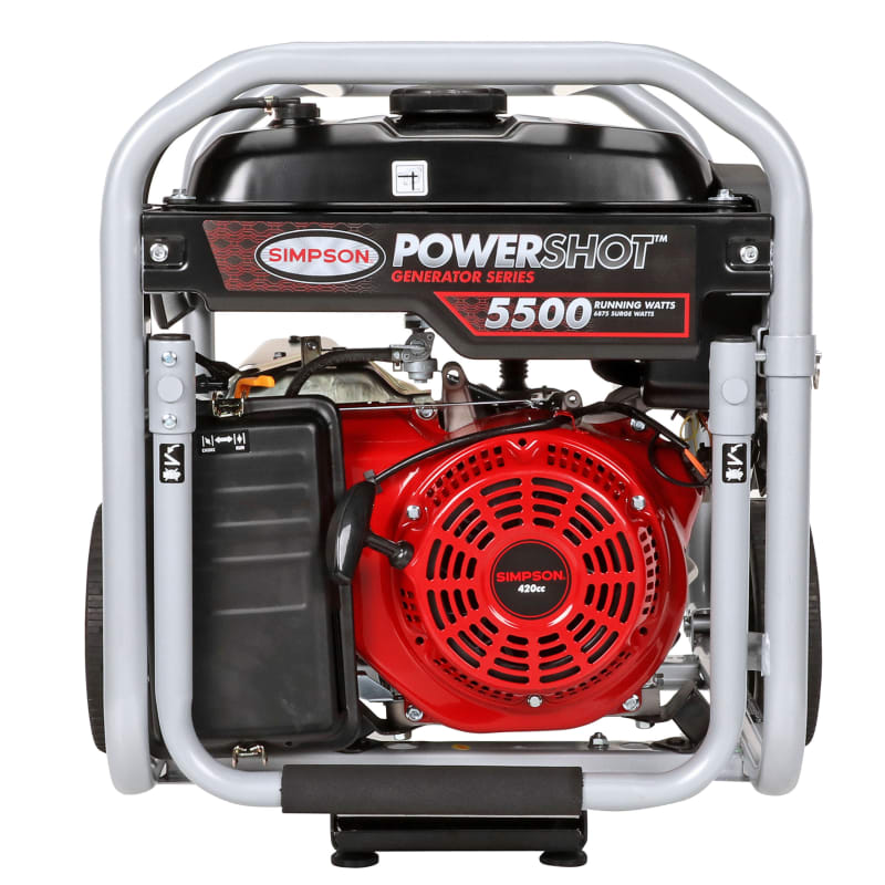 5500 running watt on sale generator