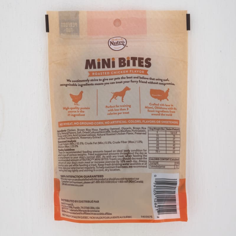Nutro mini bites dog treats shop
