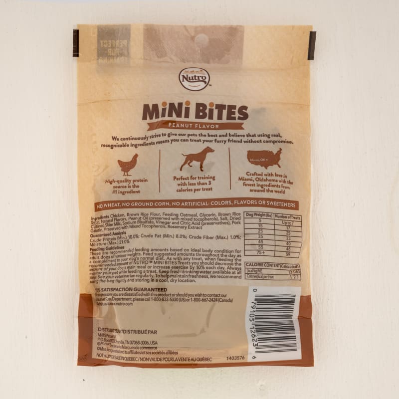Nutro mini new arrivals bites dog treats
