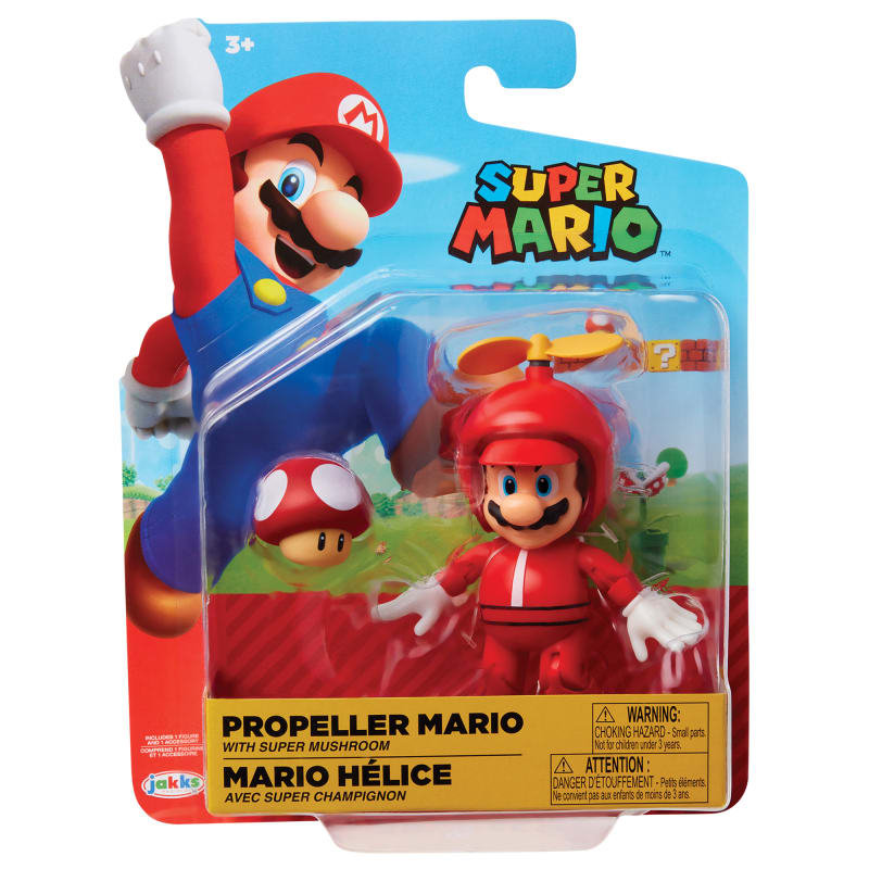  Popco Super Mario Set of 6 Mini Figure Mario, Peach, Toad,  Luigi, Yoshi & Donkey Kong : Toys & Games