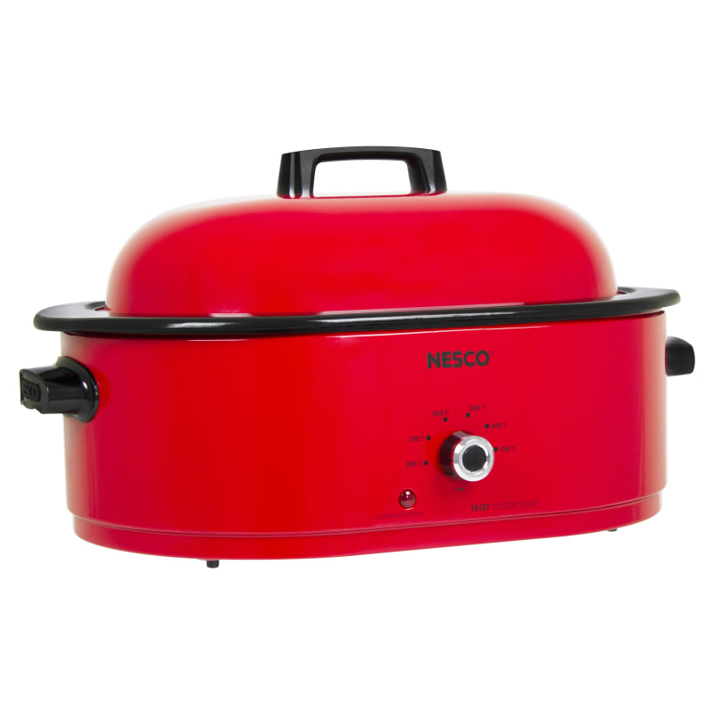 レッドフード ホットトイズ 18 qt Red Porcelain Roaster Oven by Nesco at Fleet Farm