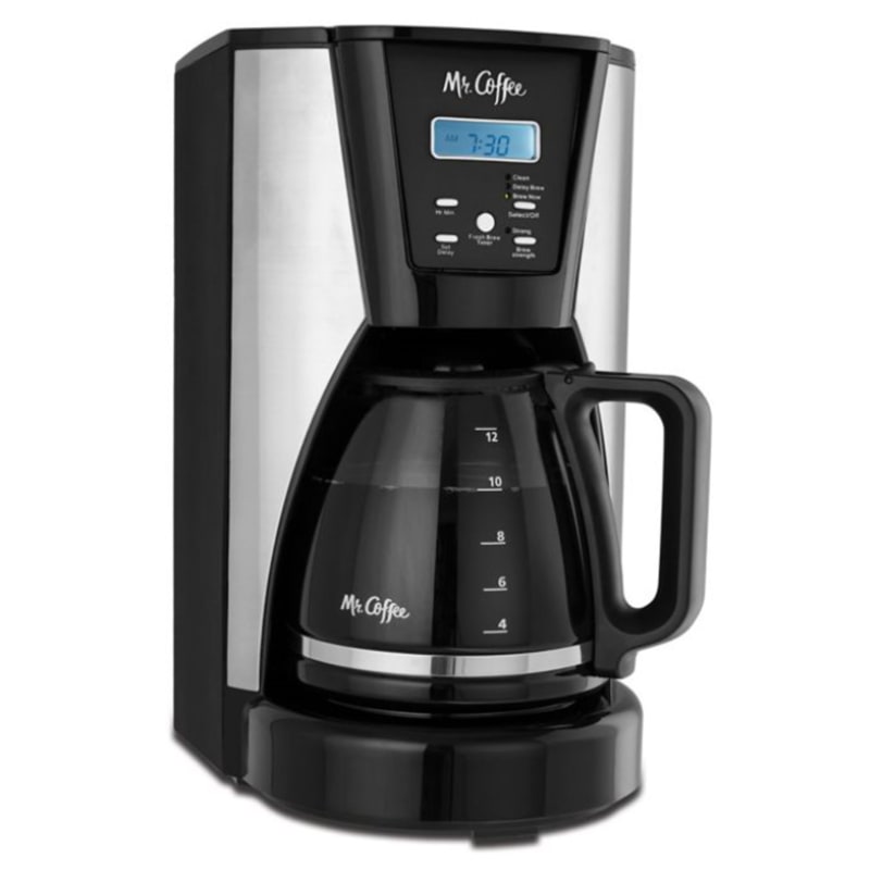 Mr. Coffee 12-cup Programable Coffee Maker Black/stainless Steel : Target