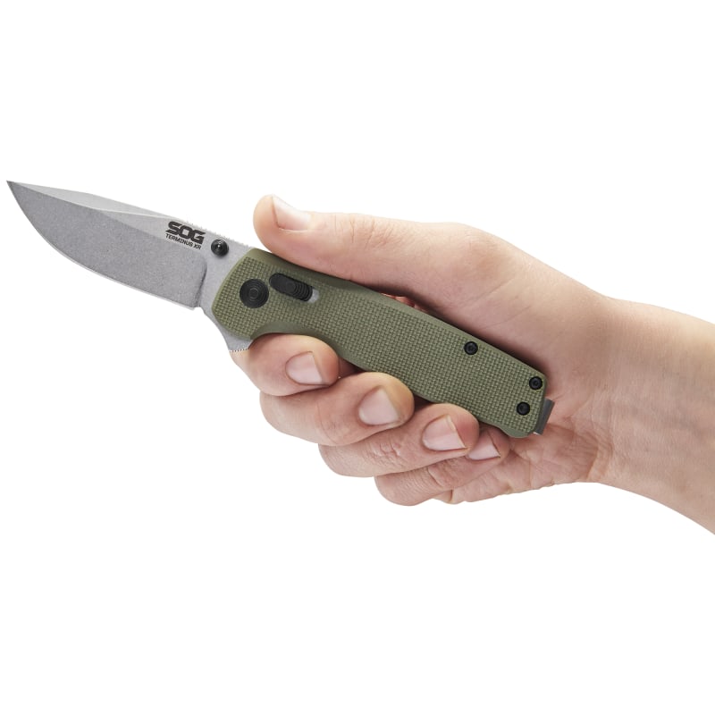 Terminus XR Green Folding Knife by SOG at Fleet Farm