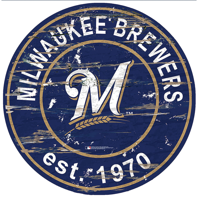 Milwaukee Brewers Distressed Logo Wright & Ditson