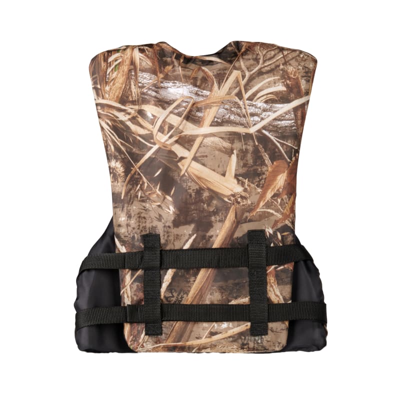 Adult 2-Buckle RealTree Max 5 Camo Fishing Life Vest by SJK at