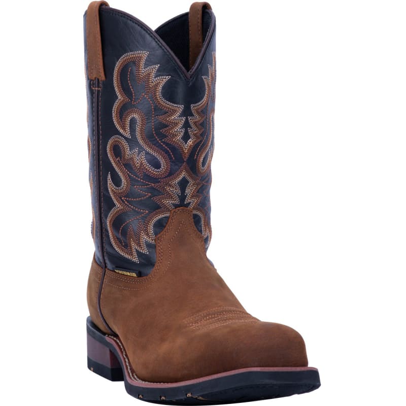 Men s 11 in. Distressed Black Rockwell s Safety Toe EE Western Boots