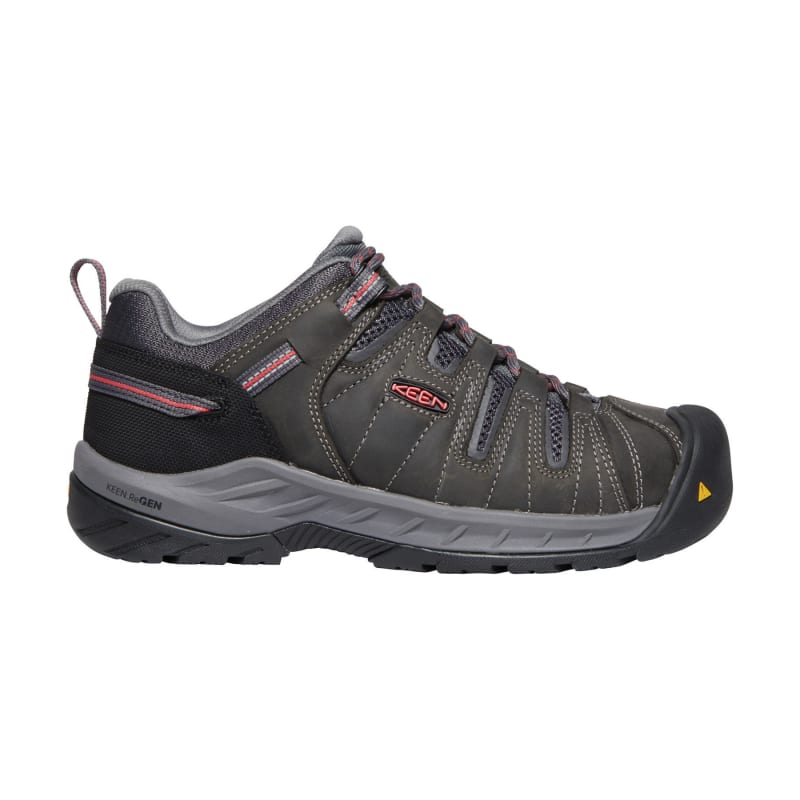 Ladies Flint II Magnet Rose Low Profile Steel Toe Work Shoe by