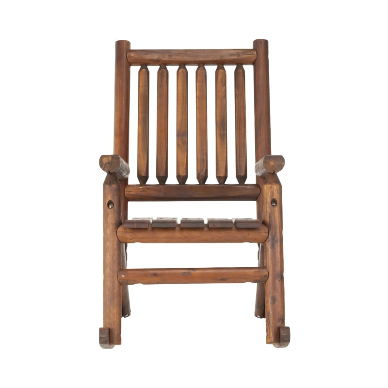Leigh country amber log porch rocker new arrivals