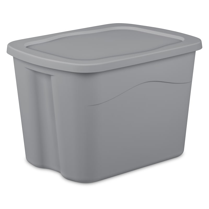 18 gal Titanium Grey Storage Tote by Sterilite at Fleet Farm - Main Image