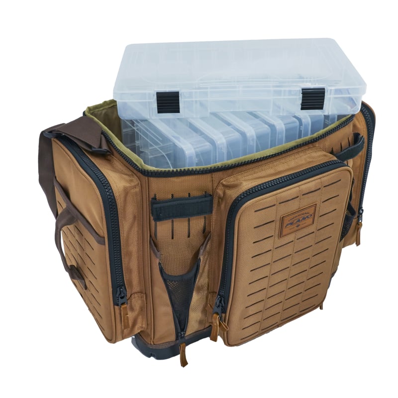 Guide Series Graphite/Sandstone StowAway Rack System Tackle Box 3700 by  Plano at Fleet Farm