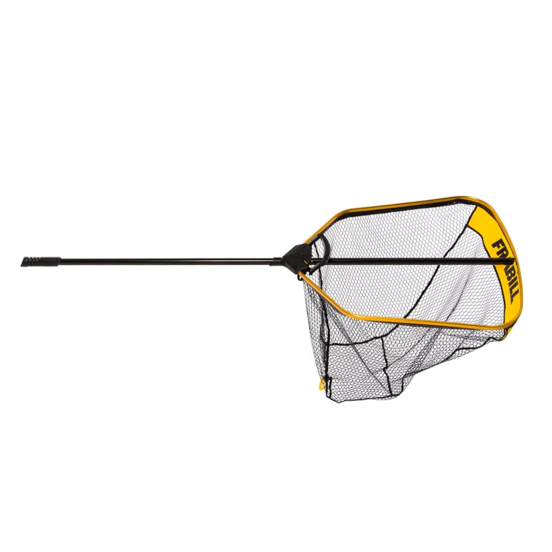 27 in x 27 in fishing net DANIELSON LANDING SALMON 27" 30" HOOP 48" NET DEPTH 48"-72" HAND  Fred's Custom Tackle Ltd The smooth coating helps prevent hook snags and is gentle on fish for catch and release Rupoun Collapsible Fishing Net Cage,