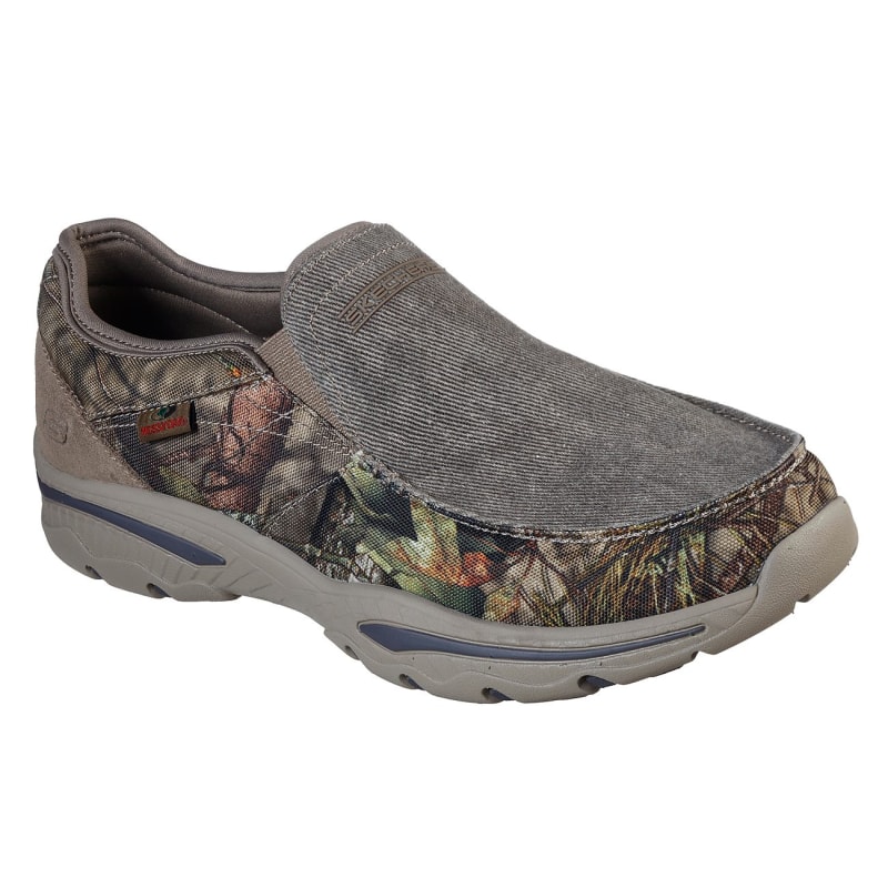 Men s Creston Moseco Camo Slip On Canvas Shoe by Skechers at Fleet