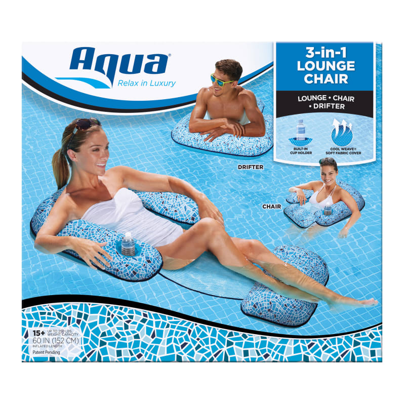 3 in 1 Lounge Chair Drifter by Aqua Leisure at Fleet Farm