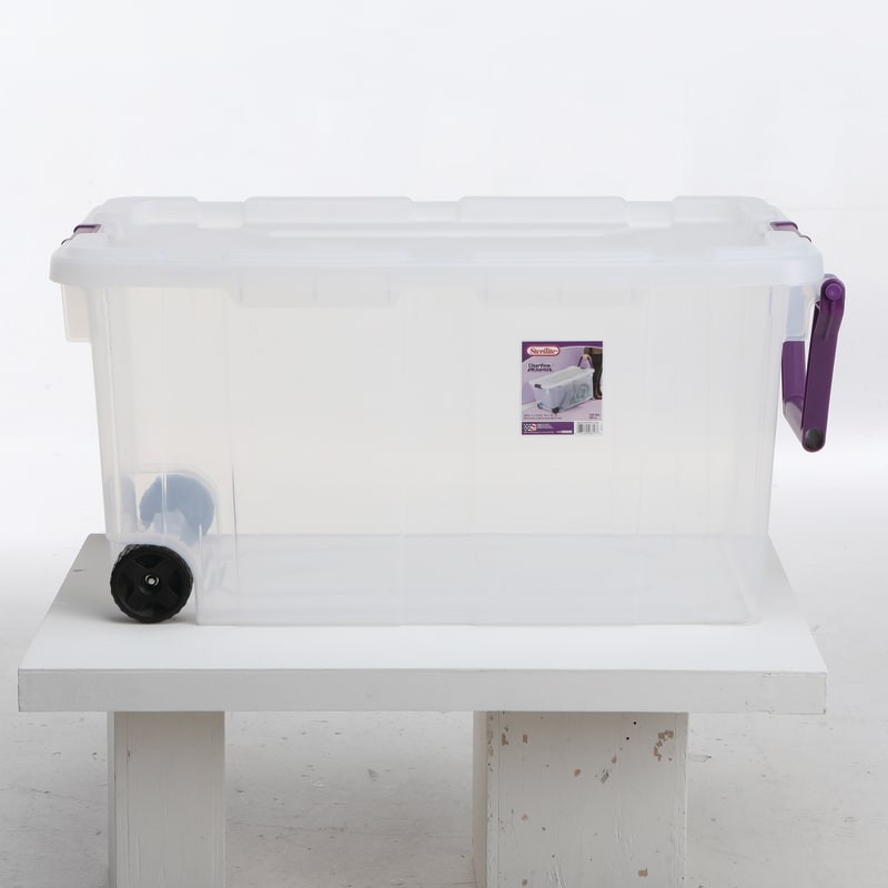 160 qt. wheeled storage box by sterilite