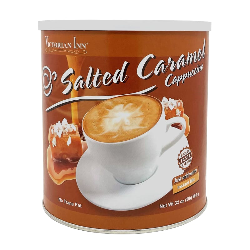 32 oz Salted Caramel Instant Cappuccino Mix by Victorian Inn at