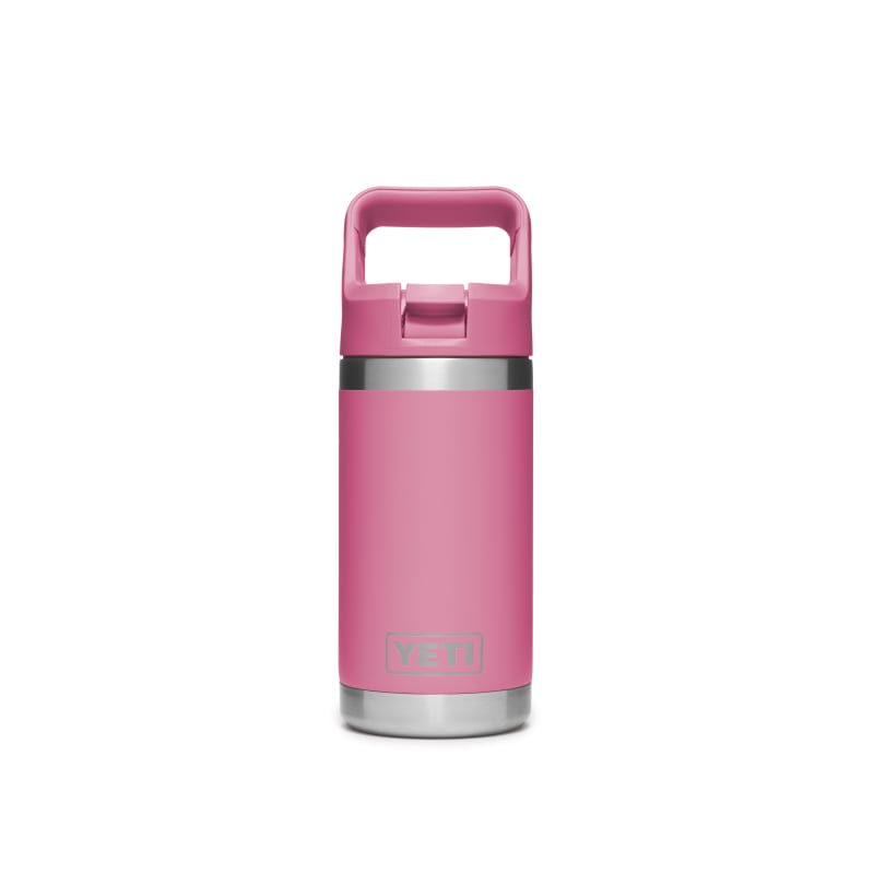 YETI Rambler Jr. 12 oz Kids Bottle, with Straw Cap, Harbor Pink 