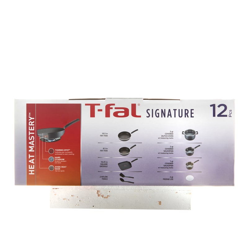 T-Fal 12 Piece Signature Titanium Cookware Set