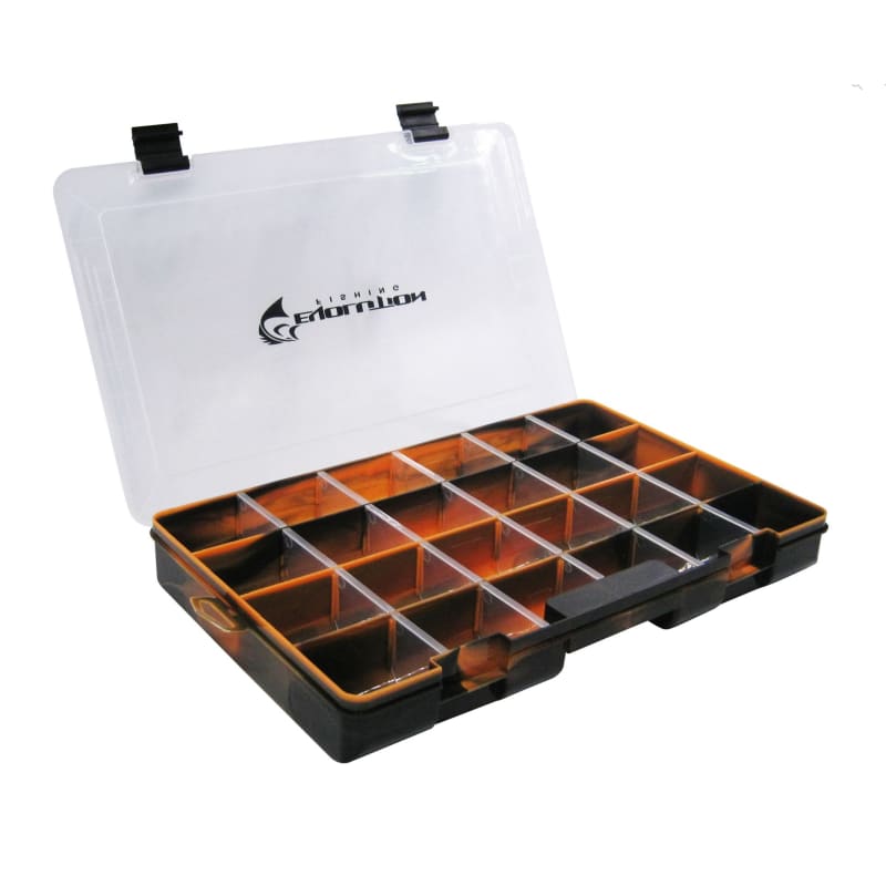 Orange/Black Drift Series Colored 3700 Tackle Box