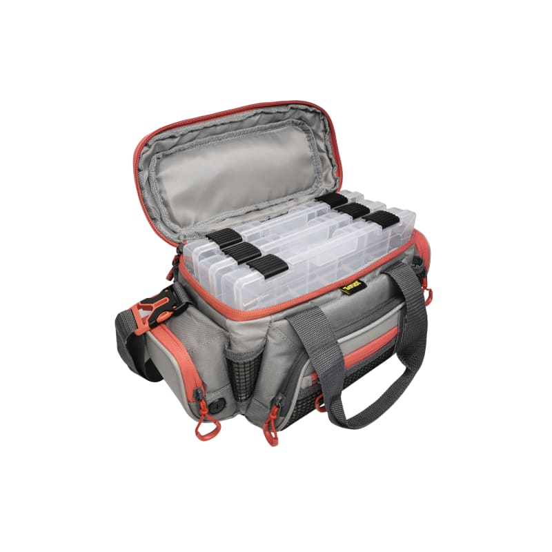 Grey/Red 4007 Flambeau Pro-Angler Tackle Bag by Flambeau at Fleet Farm