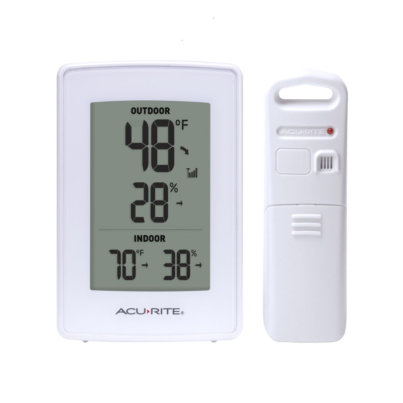 AcuRite Digital Thermometer with Indoor/Outdoor Temperature 02049